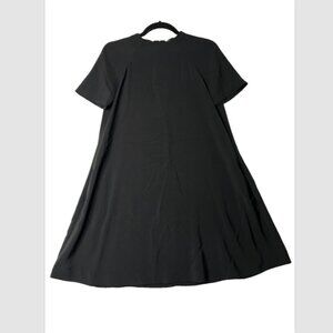 & Other Stories Paris Atelier Black Swing Mini Dress sz US 4/EU 34 Chic Preppy